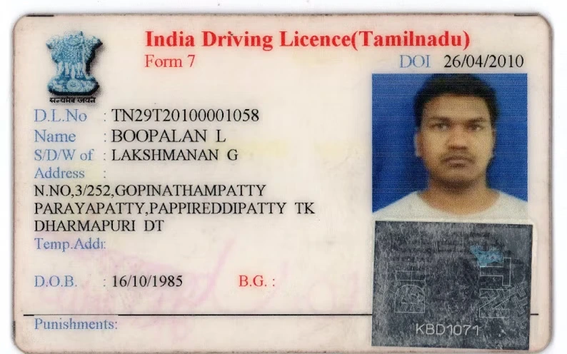 Driving Licence